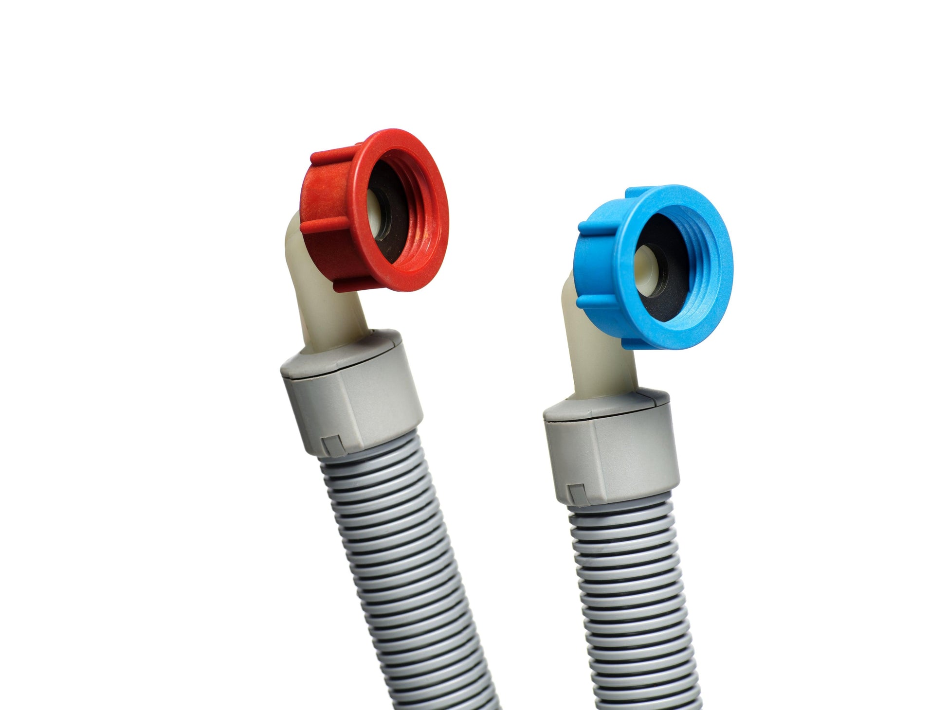 Hot and cold water washing machine hoses