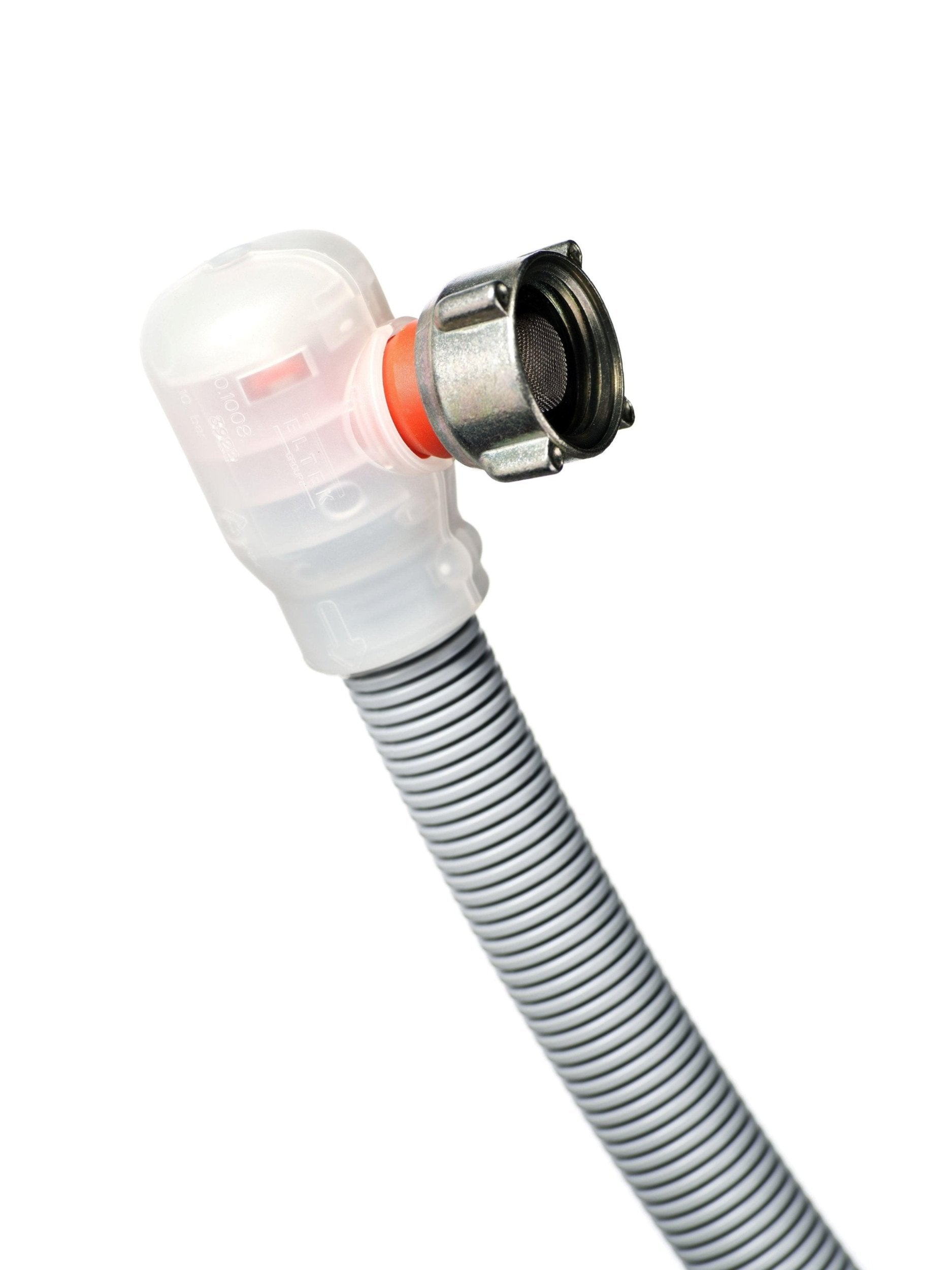 Hot water washing machine hose inlet