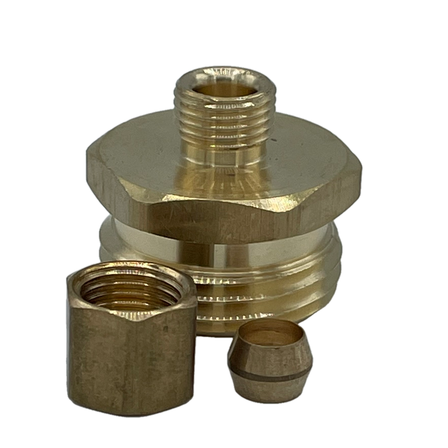 1/4" Male Compression x 3/4" MGHT Adapter Fitting