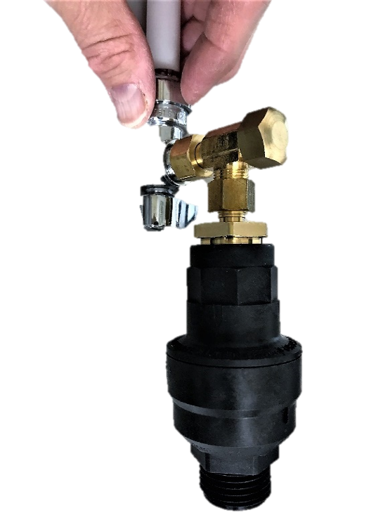 Water Block setup for a water cooler or vending machine application.