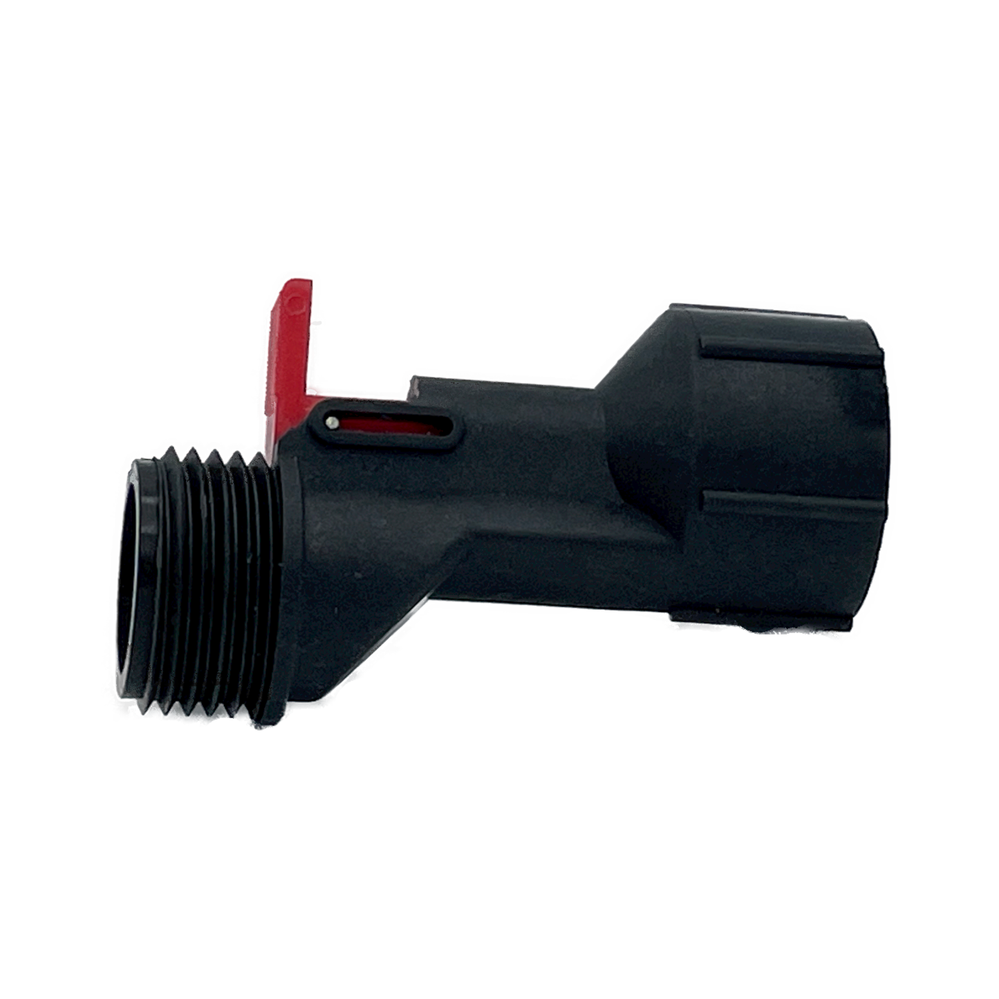 Water Block Reset Device side view. Provides a way to reset the Water Block without needing to disconnect the water supply lines. The reset tool has an internal plunger that will push the Water Block reset button.