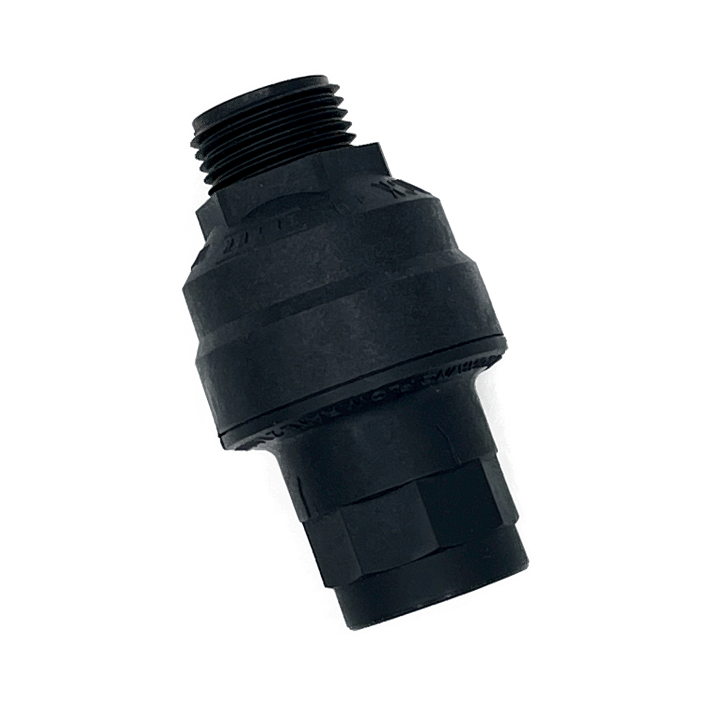 Water Block water shutoff gadget that can be used on appliances or applications in residential homes, commercial office, or industrial applications. Plumbing part for water shutoff.