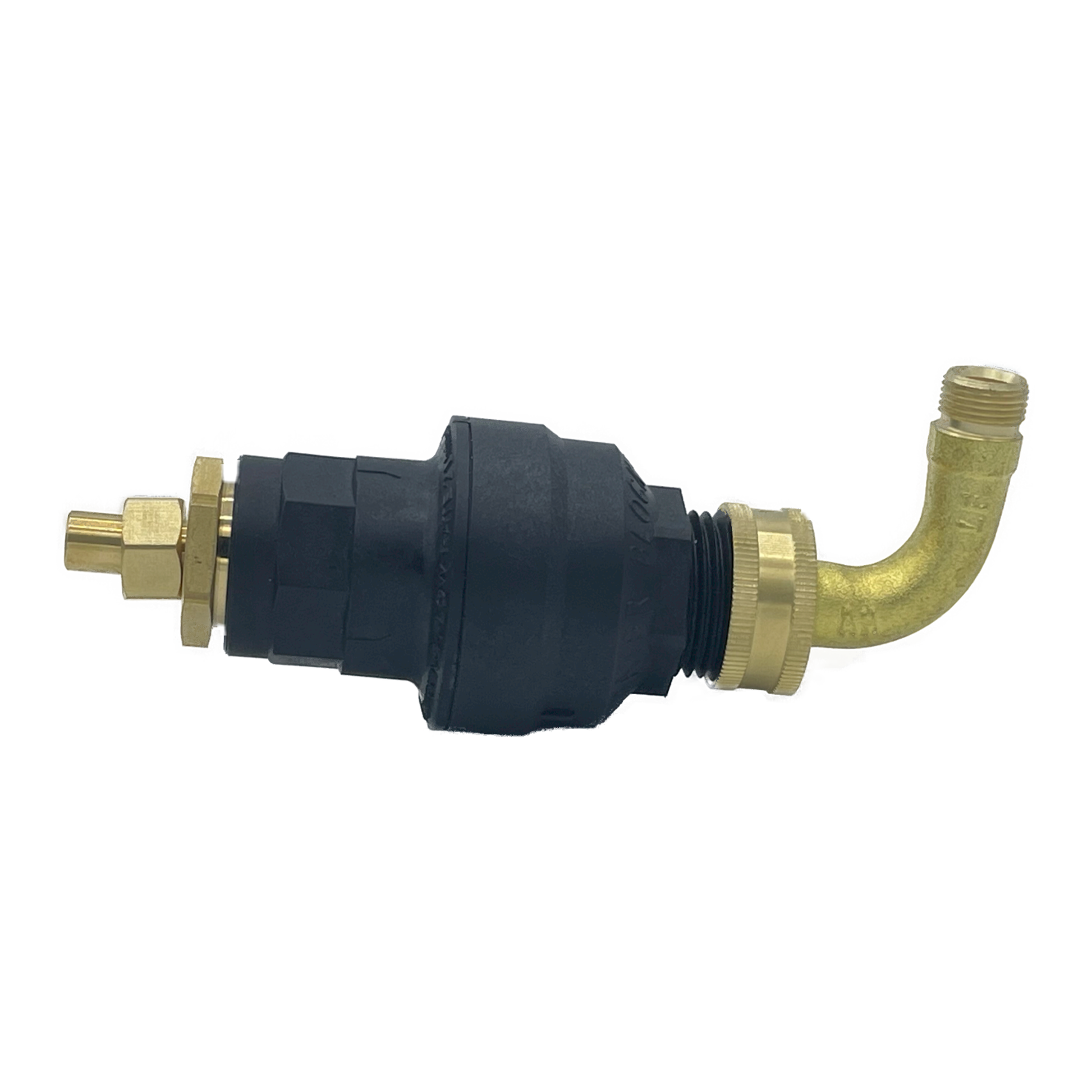 Water leak device that will actually shut off water flow to prevent serious leaks and flooding events. This kit contains fittings and a Water Block which will install directly on a water supply line. This kit is low cost and doesn't require batteries. Easy installation.