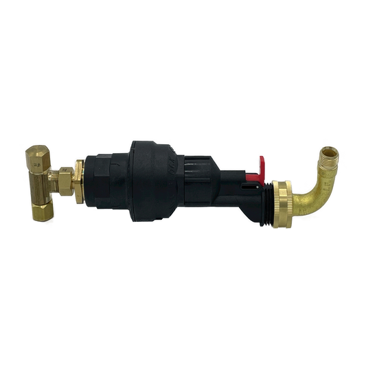 Water Block Toilet Shutoff Kit for Horizontal Installations