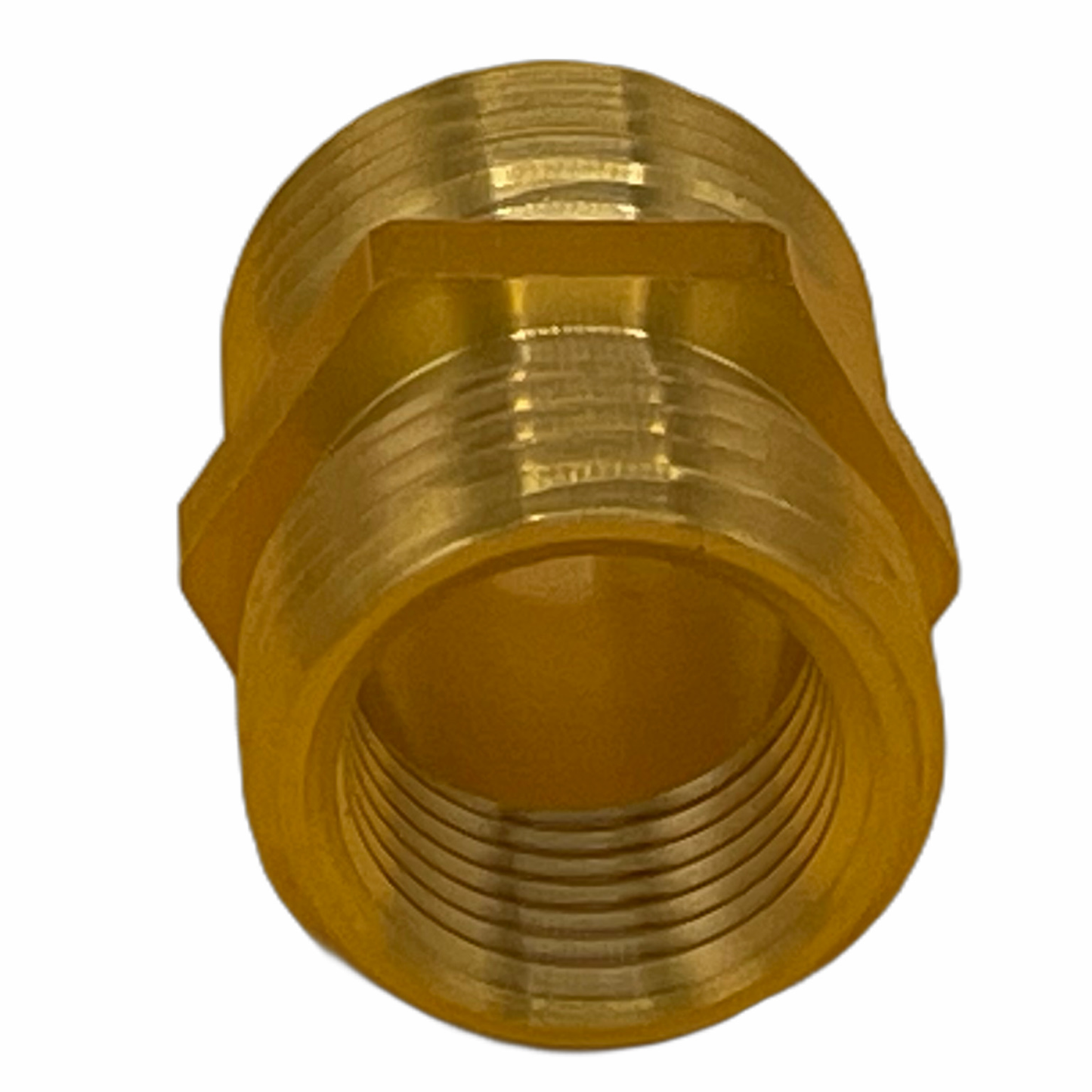 3/4" MGHT x 3/4" MGHT Brass Coupling Fitting