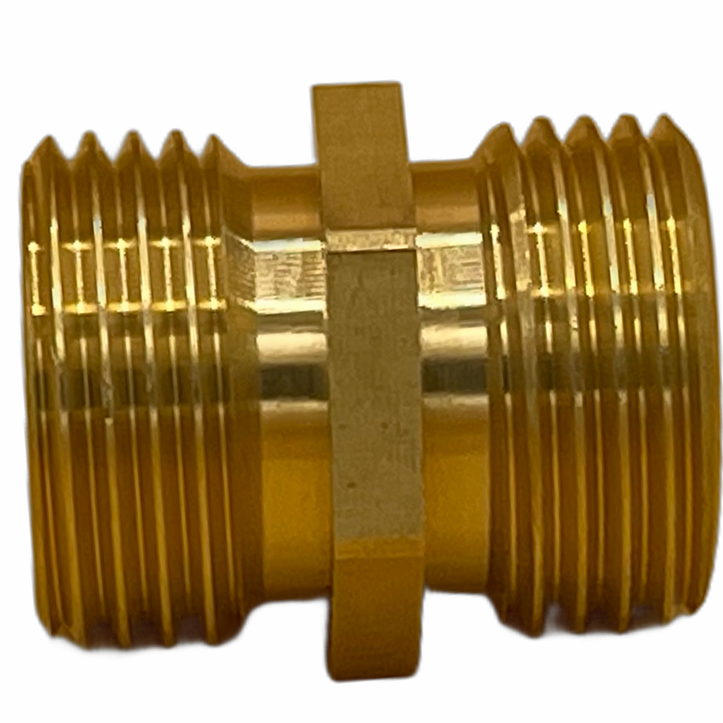 3/4" MGHT x 3/4" MGHT Brass Coupling Fitting