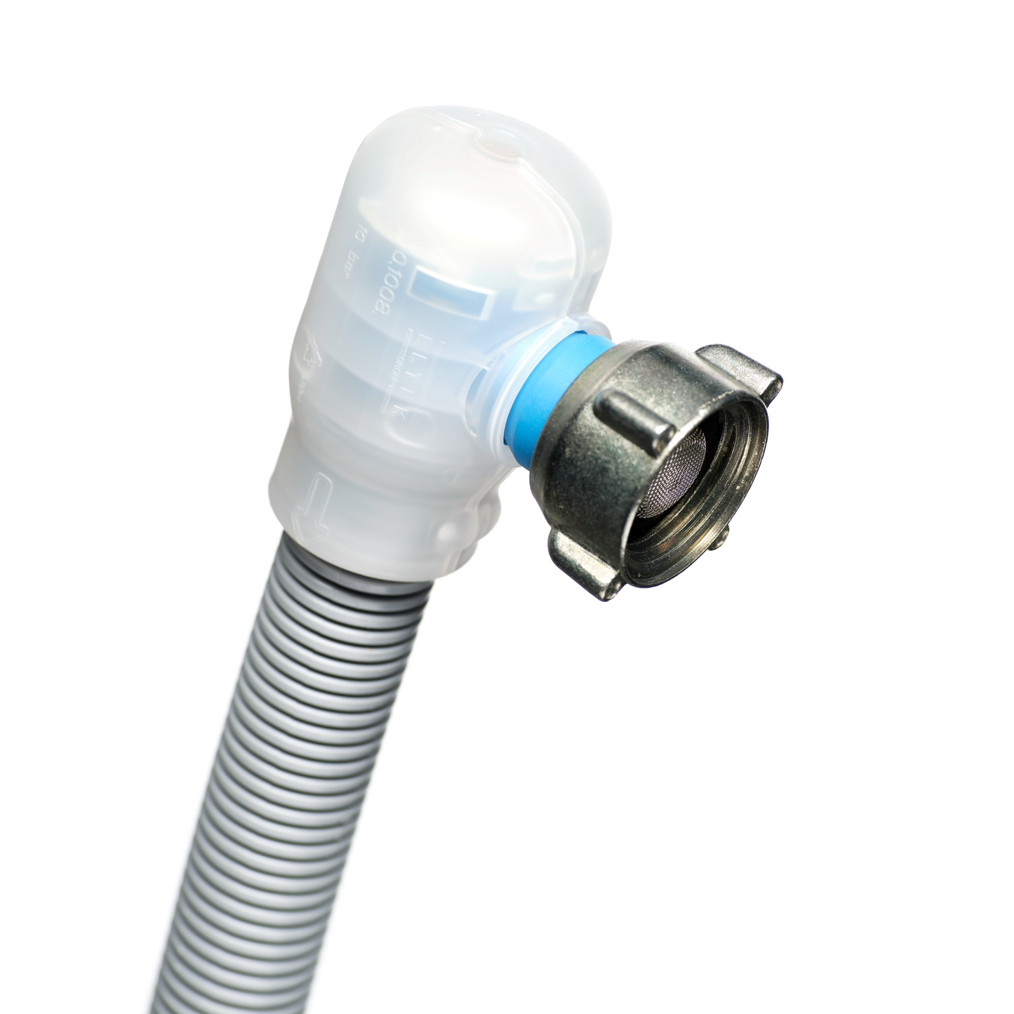 Cold water Flood Prevention steam dryer and steam oven supply line. Protects property against water damage from leaks and floods.