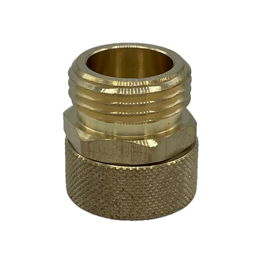 3/4" FGHT x 3/4" MGHT Brass Swivel Extender Fitting - 1.25"