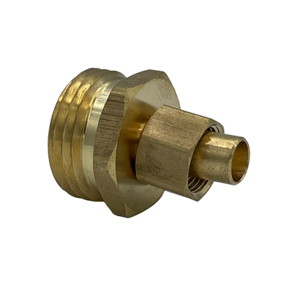 Tige de tuyau 3/8" mâle vers raccord en laiton mâle 3/4" GHT 