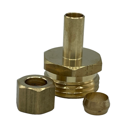 Tige de tuyau 3/8" mâle vers raccord en laiton mâle 3/4" GHT 