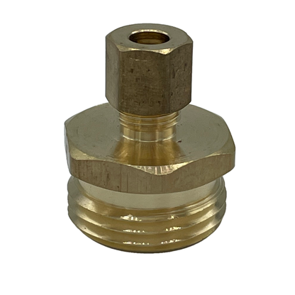 1/4" Male Compression x 3/4" MGHT Adapter Fitting
