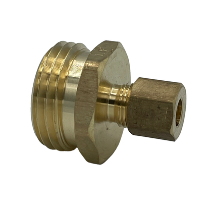 1/4" Male Compression x 3/4" MGHT Adapter Fitting