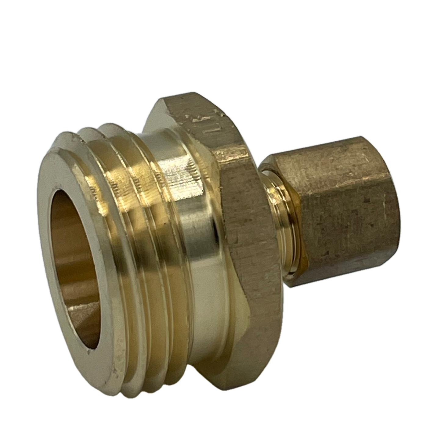 1/4" Male Compression x 3/4" MGHT Adapter Fitting