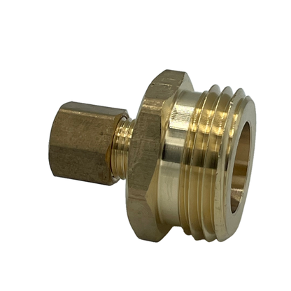 1/4" Male Compression x 3/4" MGHT Adapter Fitting