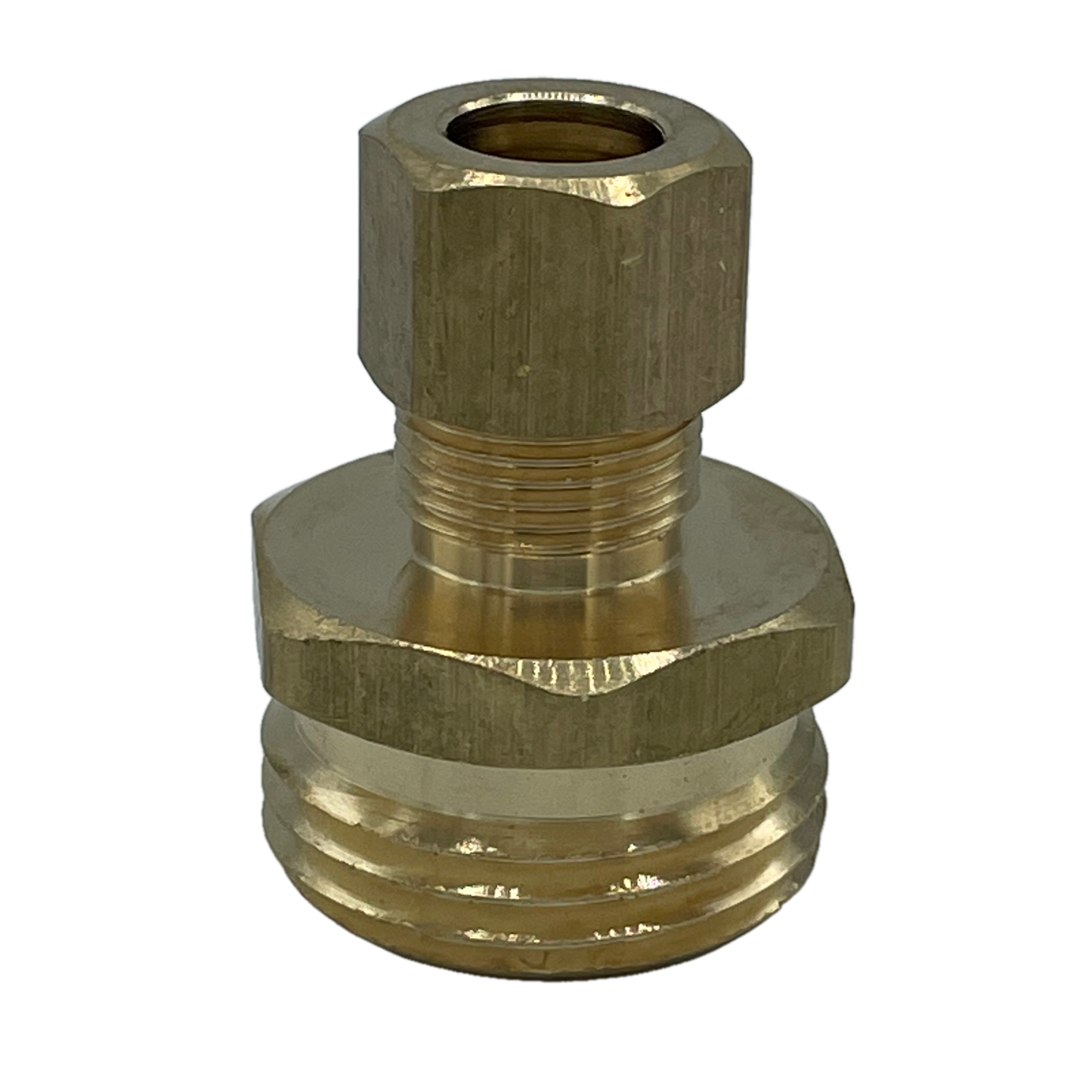 3/8" Male Compression x 3/4" MGHT Adapter Fitting