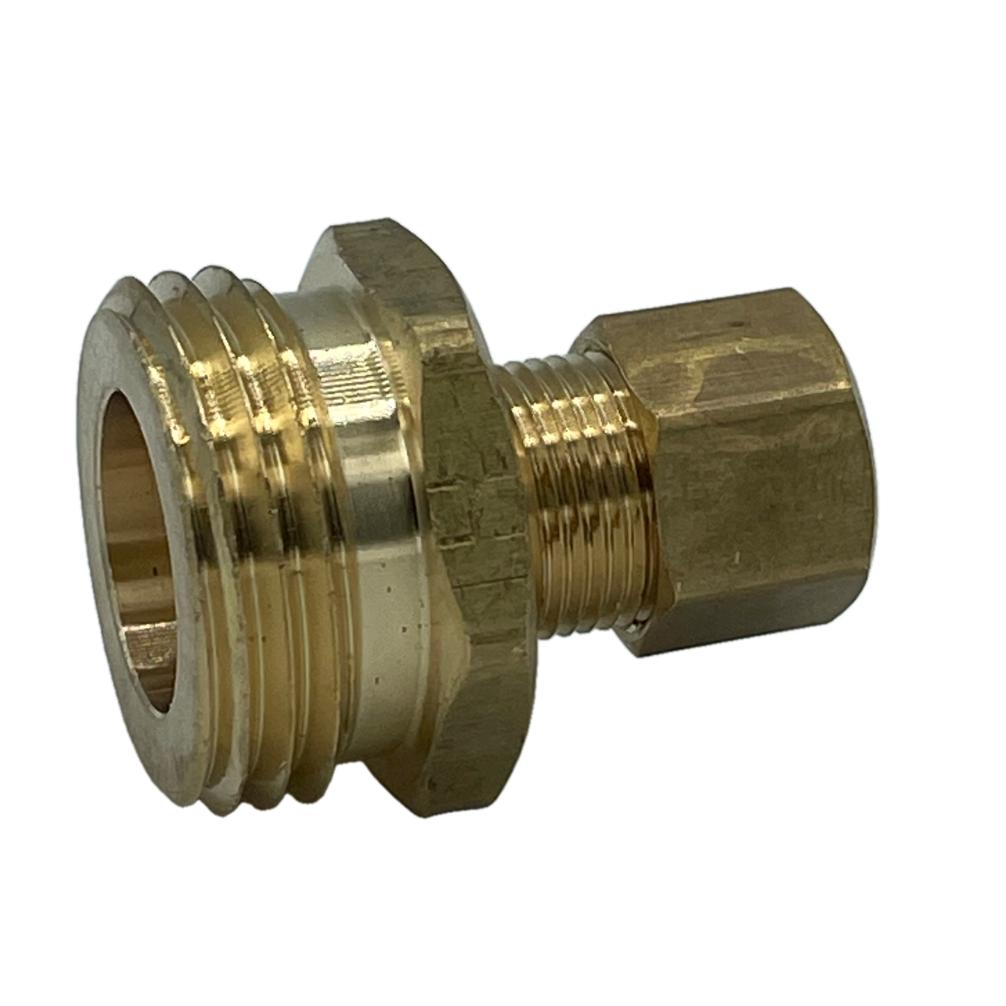 3/8" Male Compression x 3/4" MGHT Adapter Fitting