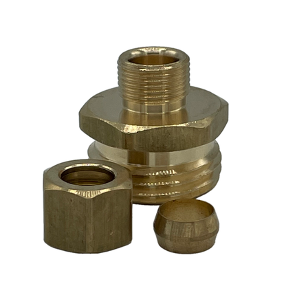 3/8" Male Compression x 3/4" MGHT Adapter Fitting