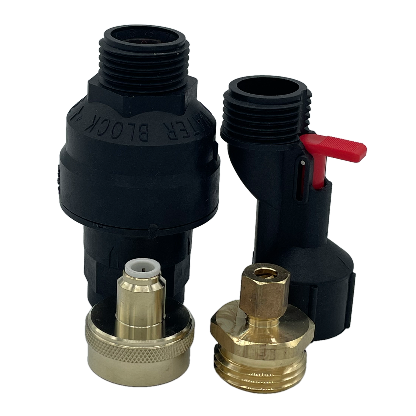Water Block Shutoff Kit for 1/4" Water Supply Line