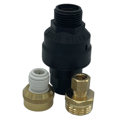 Kit de bloque de agua para línea de suministro de agua de 3/8"