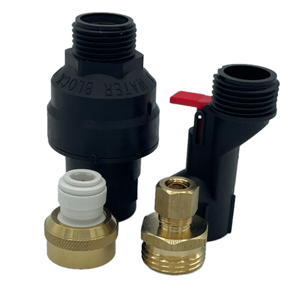 Kit de bloque de agua para línea de suministro de agua de 3/8"